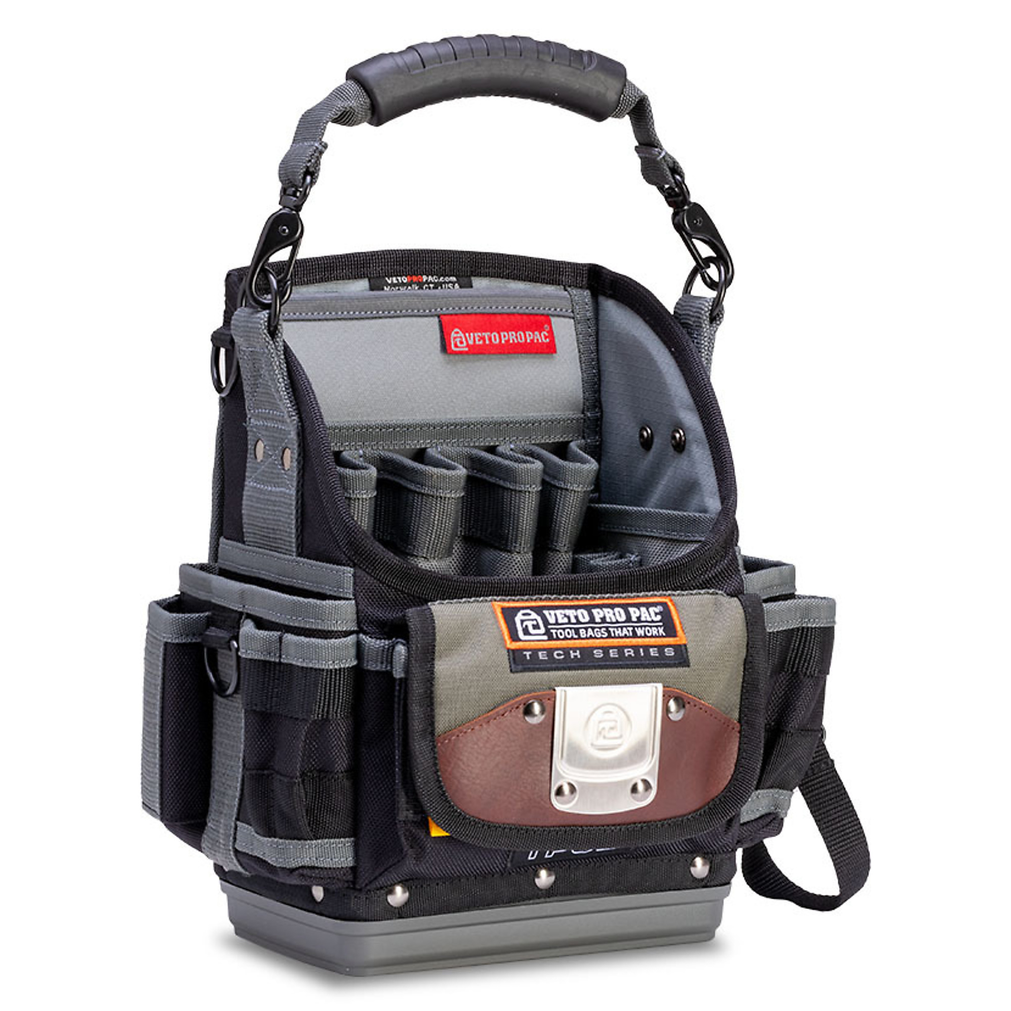 Veto Pro Pac Six Pocket Tool Pouch — Compact, Weather-Resistant, Injection Molded Base, Model# VPP10460